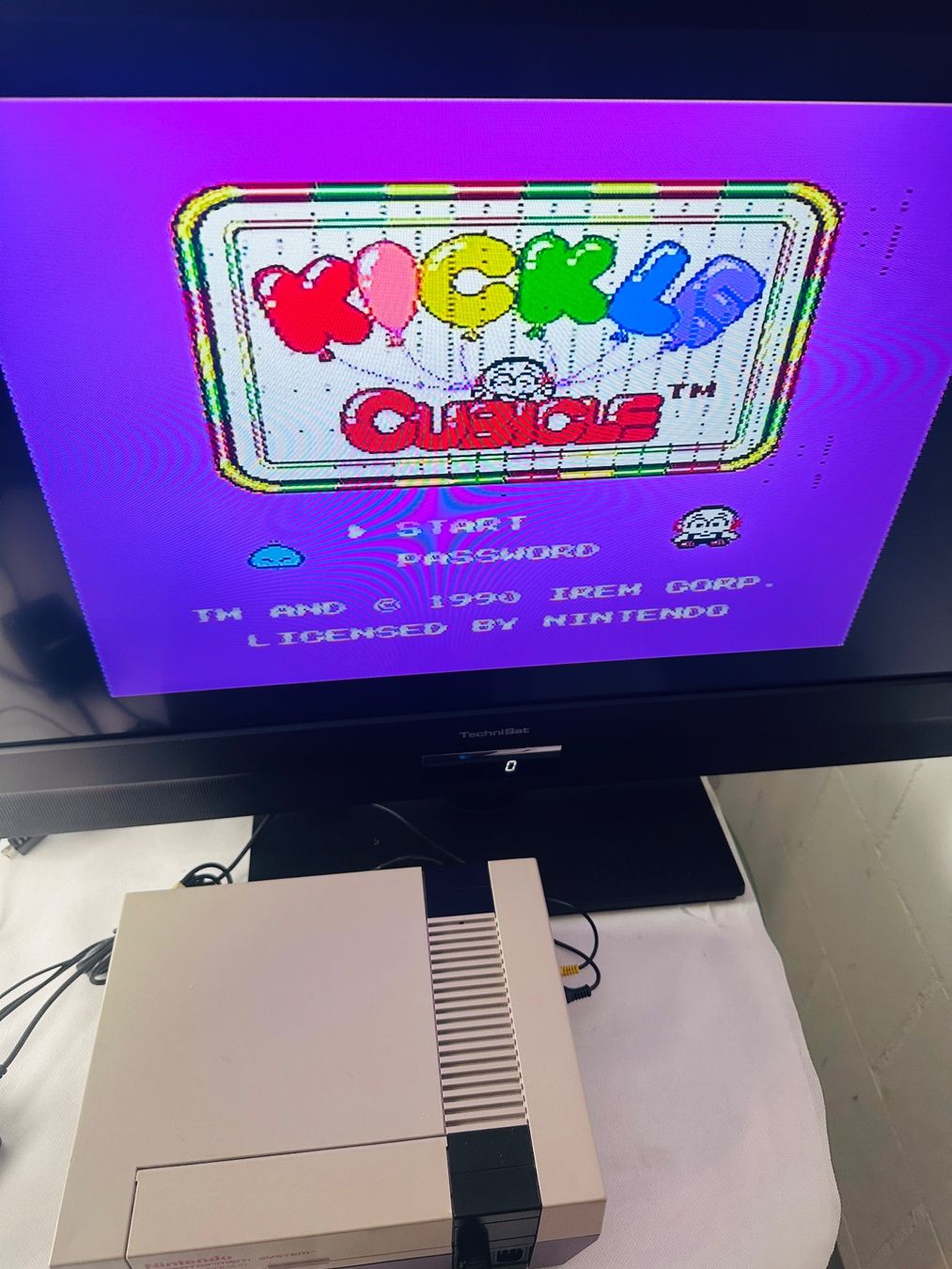 Nintendo Giochi: Nintendo NES Kickle Cubicle mit Anleitung – Usato da Kappel SO venduto da MyFunBox 2