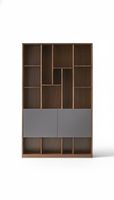 Wand Schrank Schränke Vitrine Glas Design Hoch Holz