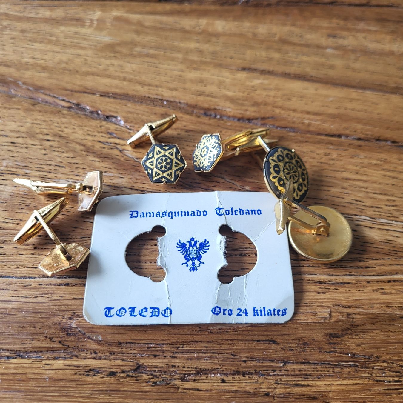 Boutons de manchette: Toledo 24 K Manschetten – D'occasion à Kägiswil par Megafi56 1
