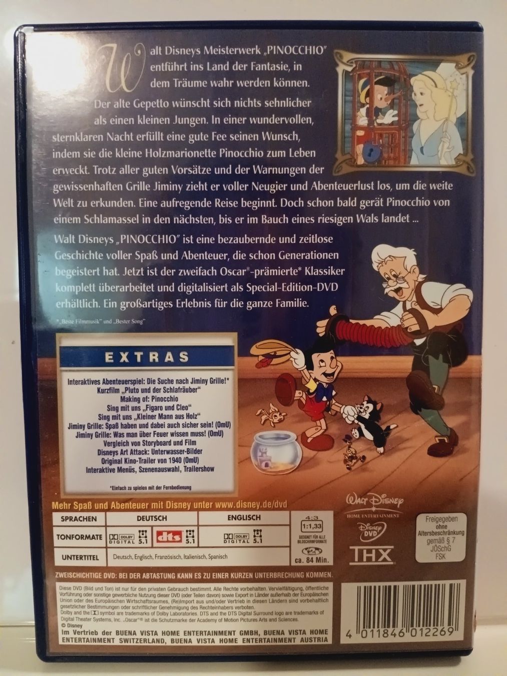 Tutti i DVDs: Disney DVD - PINOCCHIO - Top Zustand – Usato da Aarau venduto da Yeeaaah 1