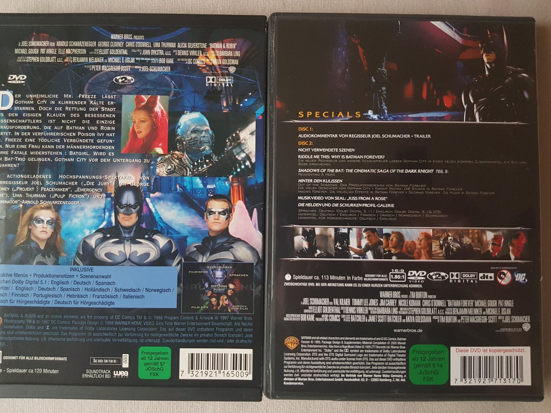 Tutti i DVDs: DVDs - Batman Forever & Batman und Robin – Usato da Thun venduto da Shame 1
