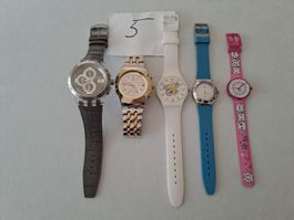 LOT 5 - Swatch Uhren ab 1.- ungetragen.