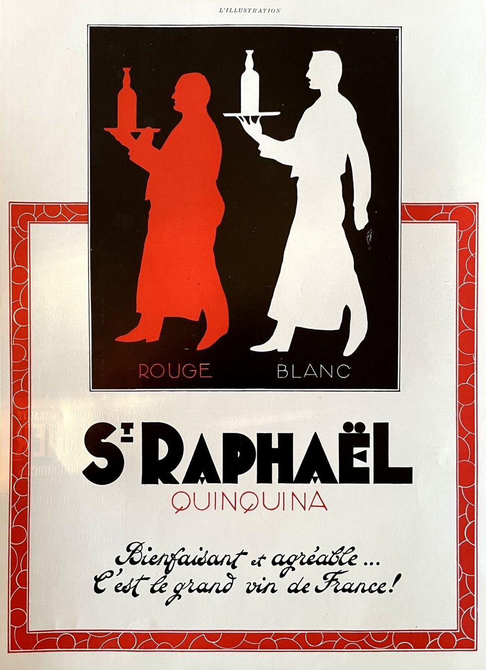 Poster & Bilder: St. Raphaël - Alte Werbung / Ancienne réclame 1936 – Gebraucht aus Savagnier von Ne2065