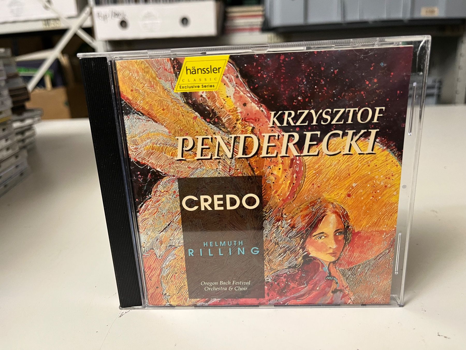 CD: Krzysztof Penderecki, Helmuth Rilling - Credo - SR13B – Usato da Küsnacht ZH venduto da Internetradio