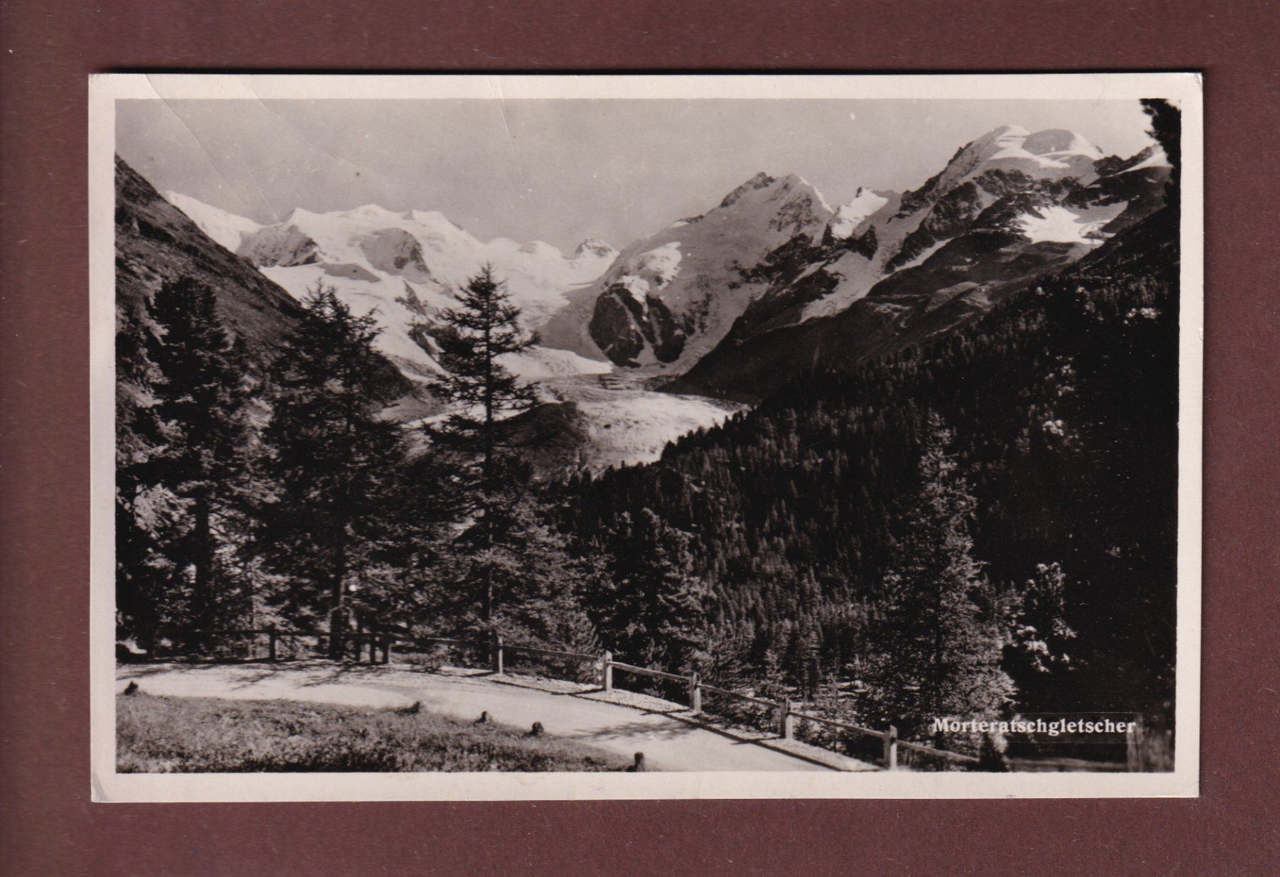 Ansichtskarten: MORTERATSCHGLETSCHER - Feldpost // Eckbug // – Gebraucht aus Pully von nicecards-shop