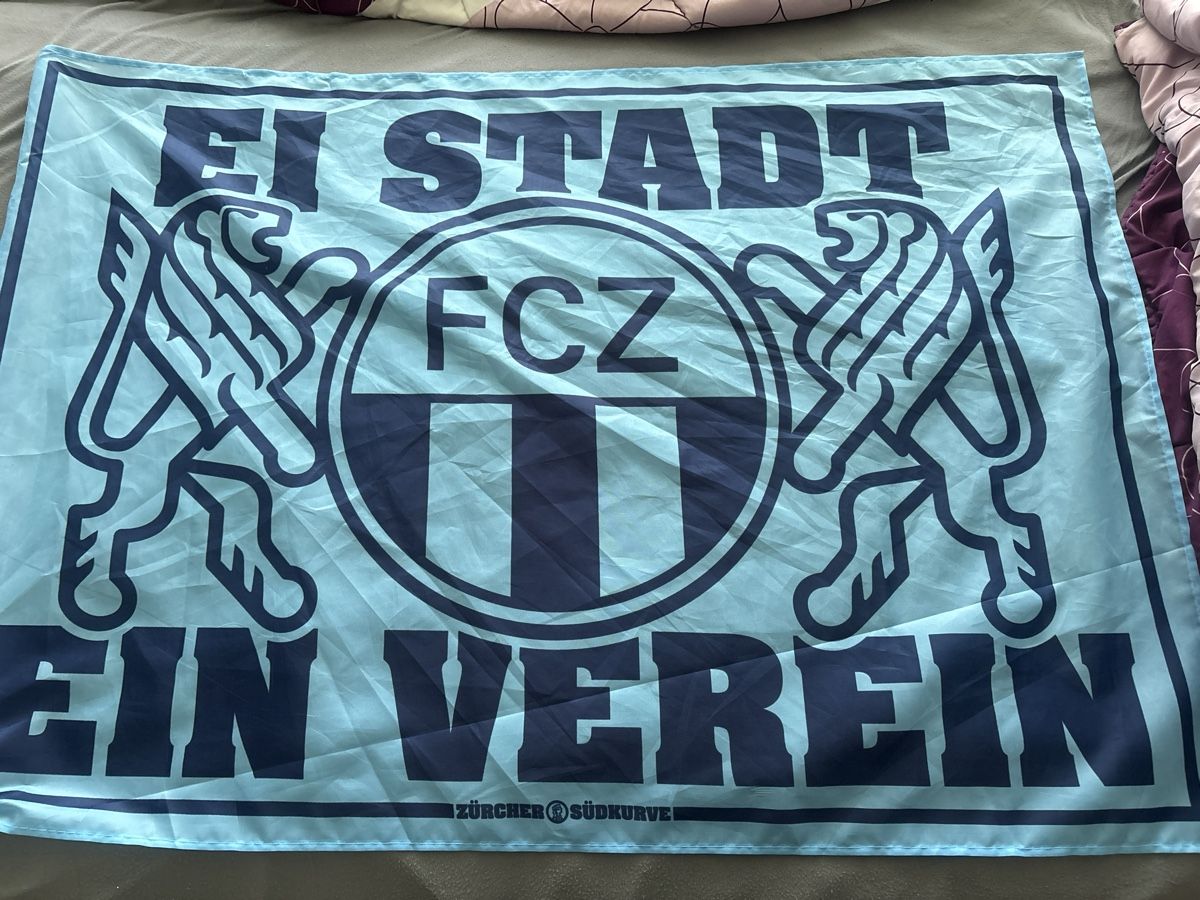 FCZ Fahnen: FCZ Fahne - – Gebraucht aus Geroldswil von Fiury