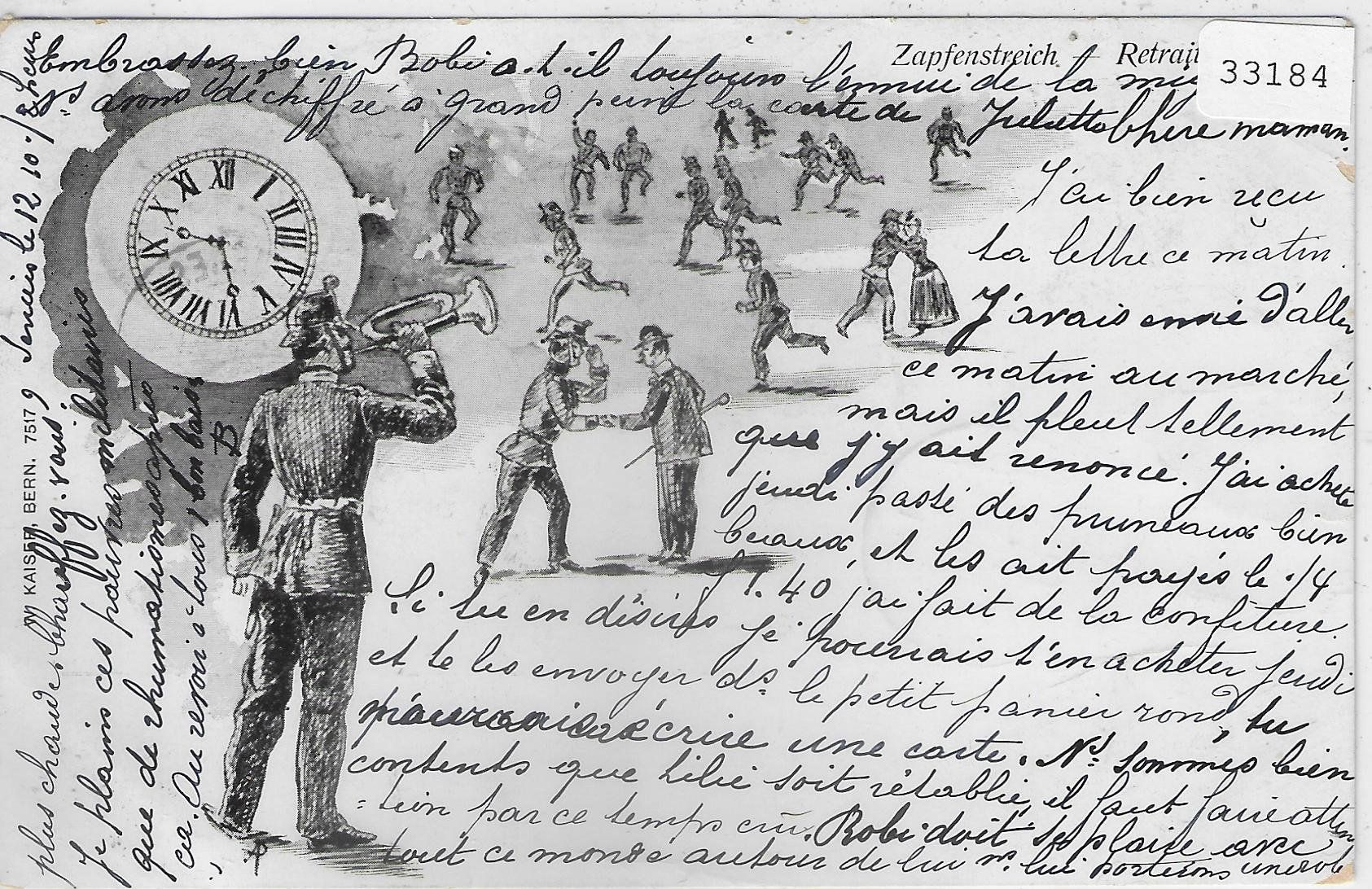 Cartoline postali: Zapfenstreich - Retraite – Usato da Ettingen venduto da Kartenplanet