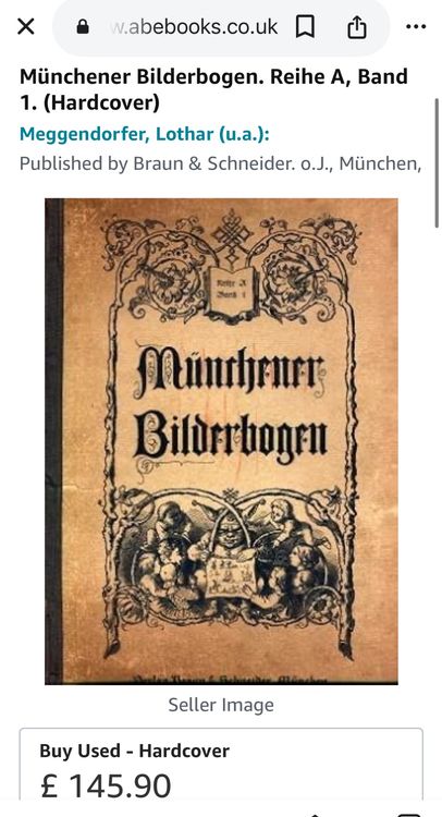 Libri: ANTIKES KINDERBUCH “MÜNCHNER BILDERBOGEN” 1898 – Usato da Zürich venduto da NIKI777 9