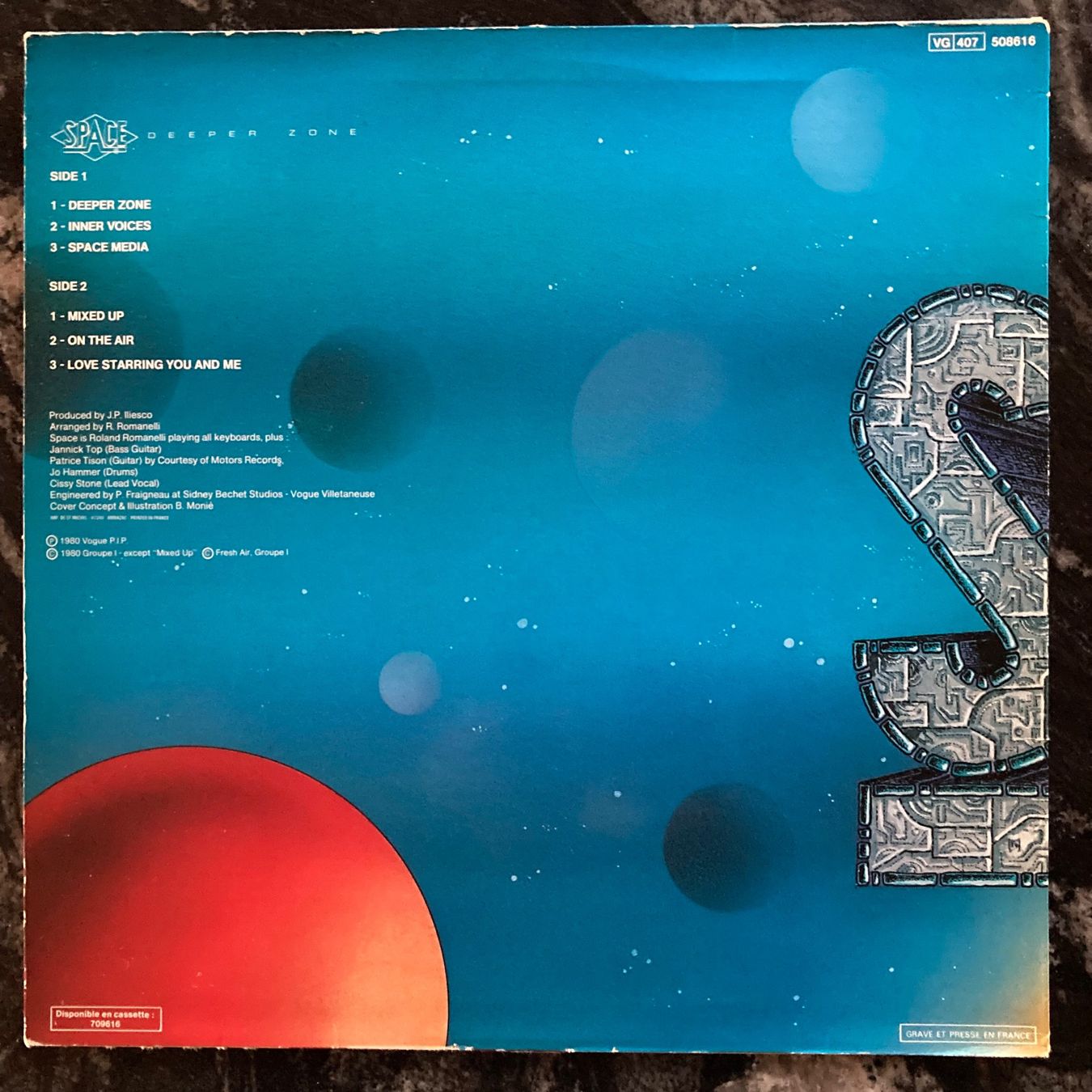 Dischi in vinile: Space - Deeper Zone - LP – Usato da dachsen venduto da oheio 1