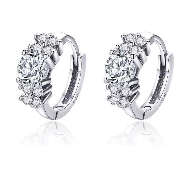 Orecchini pendenti & Orecchini a lobo: silber ohrring mit zirkonia – Nuovo e nell'imballaggio originale da St. Gallen venduto da yatoot26 7