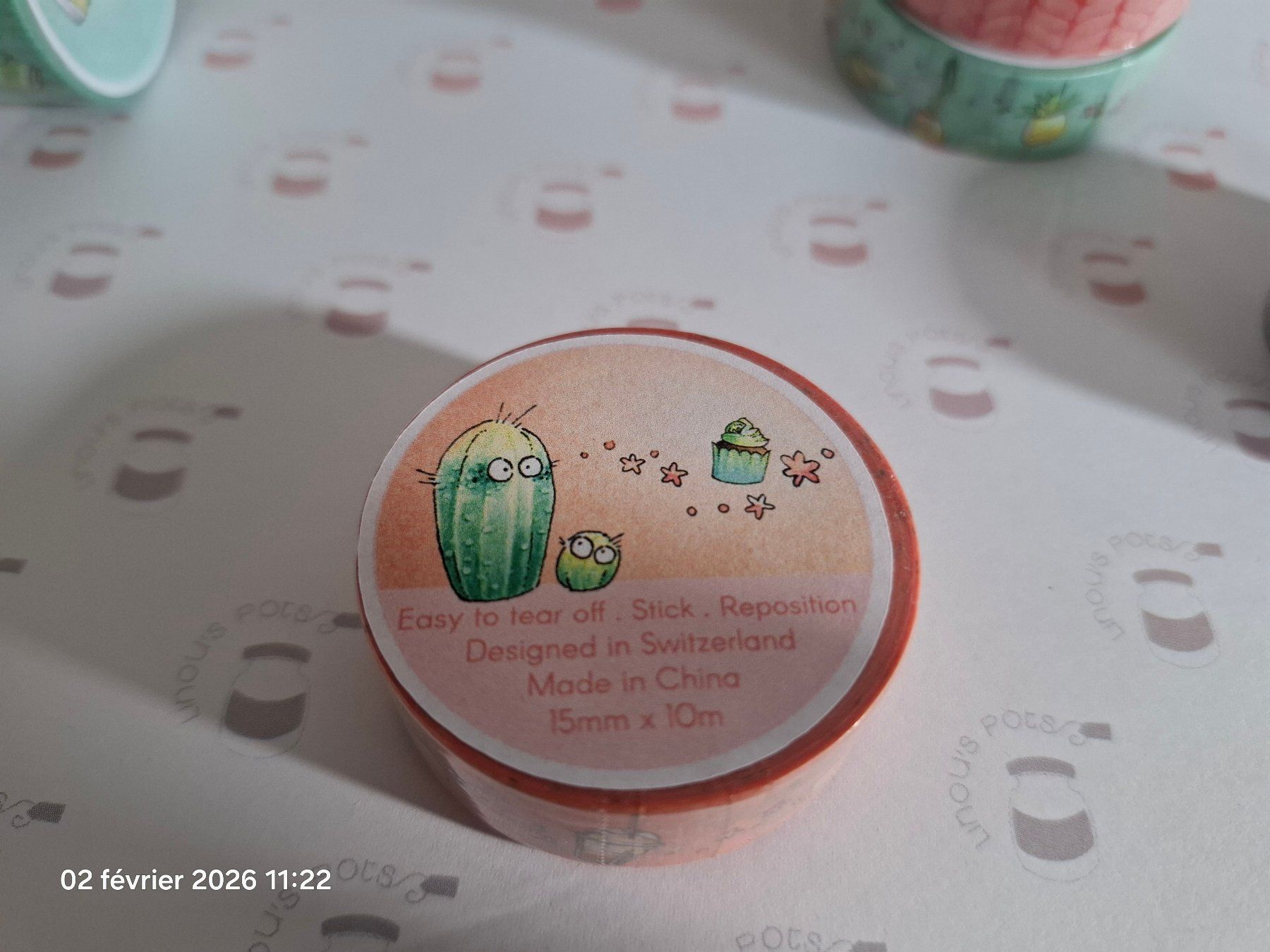 Aufkleber: 5 washi tape 15mmx10m – Neu und originalverpackt aus Yverdon-les-Bains von Dan00 5