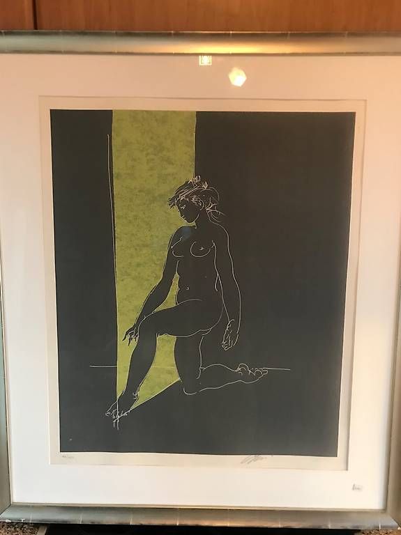 Dipinti: Grand tableau Hans Erni signé crayon – Usato da Servion venduto da cap_8wjb 1