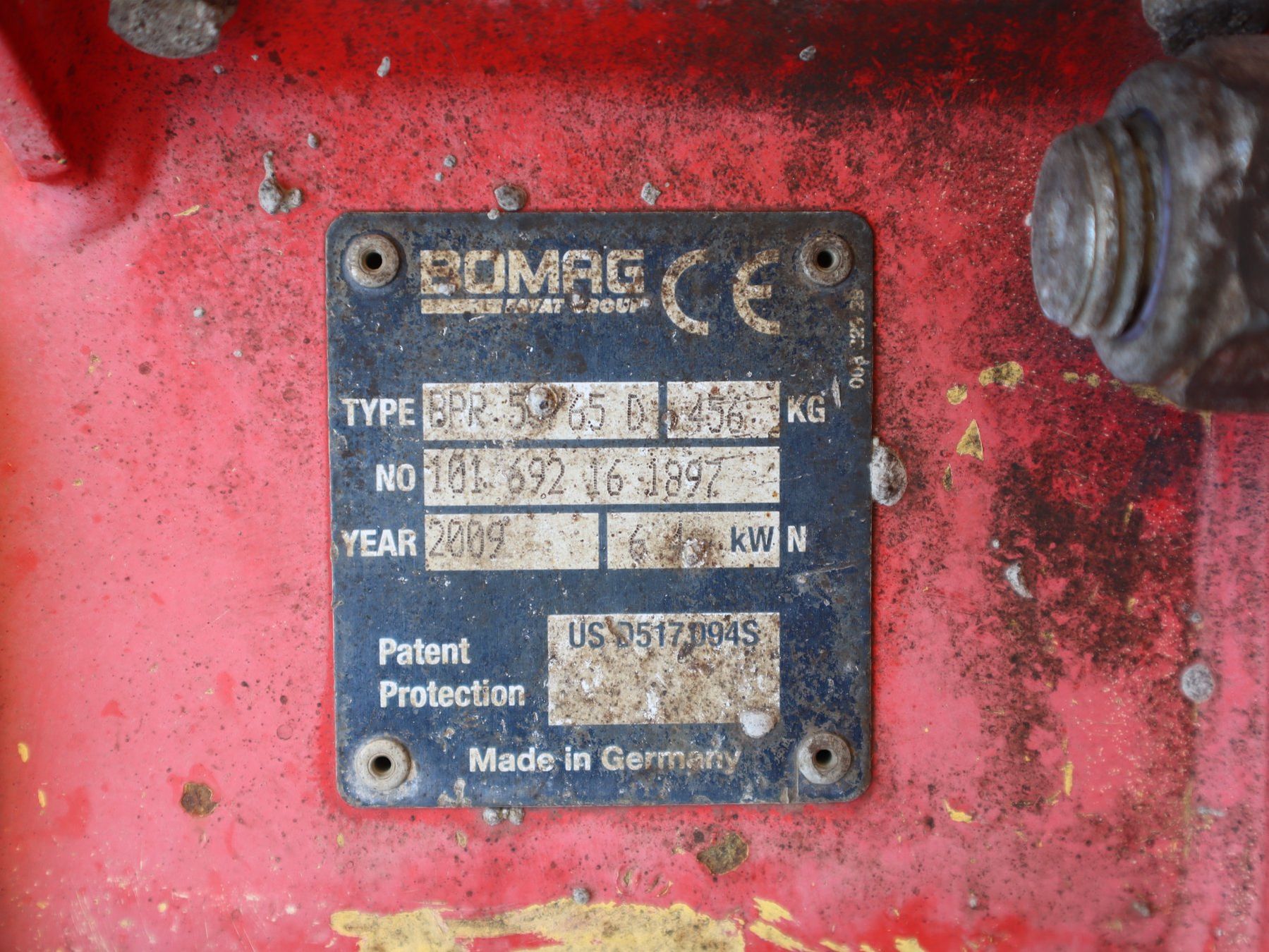 Bomag Tutte le macchine: Bomag BPR 55/65D Vibroplatte – Usato da Hasle LU venduto da Arag08 9