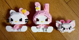 Lot de 3 Sanrio Bricks (mini "Lego") - Hello Kitty