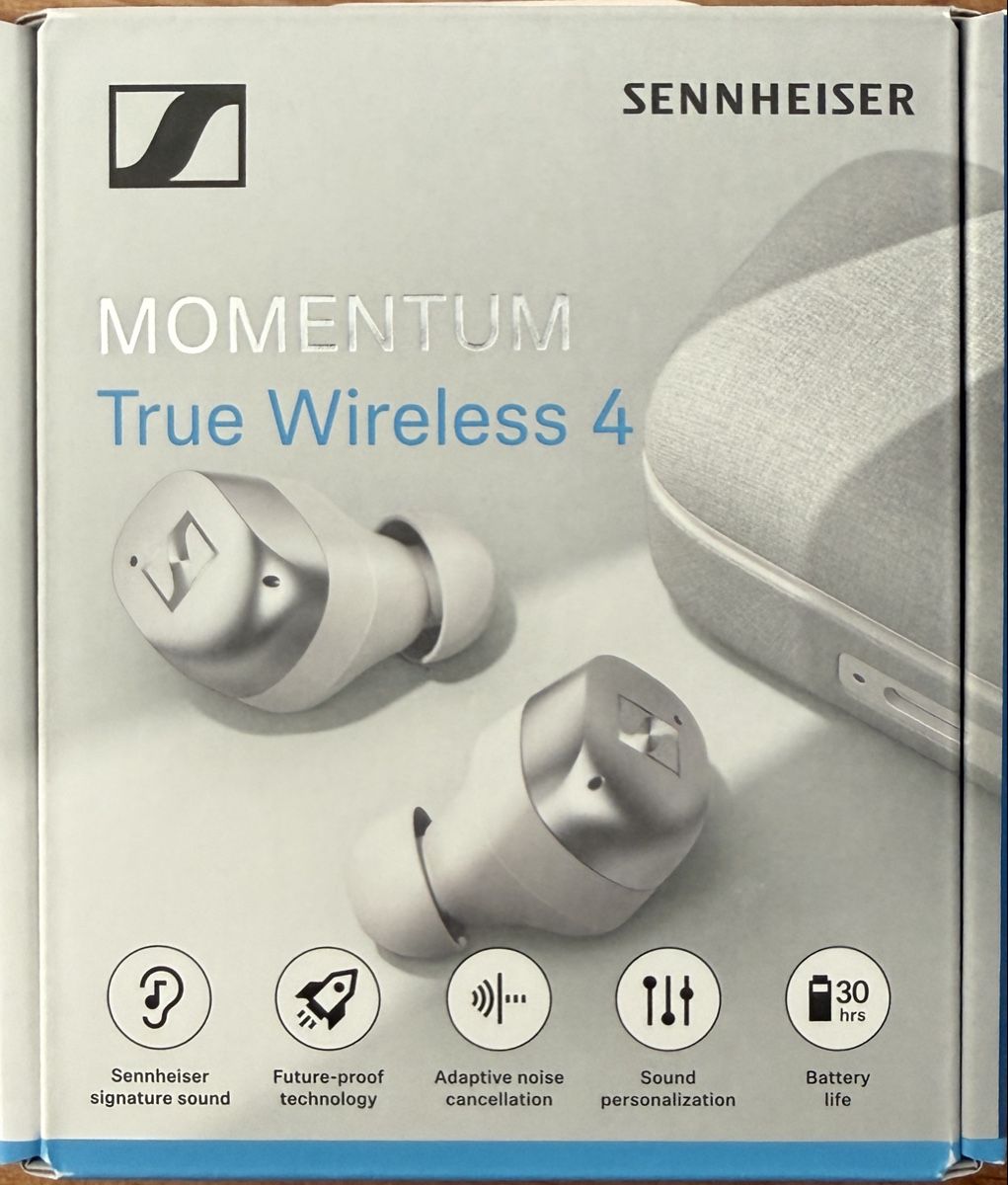 Sennheiser Kopfhörer: Sennheiser Momentum TW 4 silver – Neu und originalverpackt aus Zürich von Lambert1709