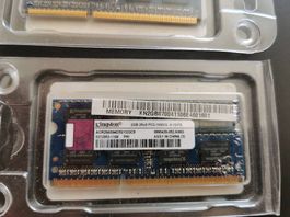 RAM Kingston 2x 2GB 2Rx8 PC3-10600S -9-10-F0