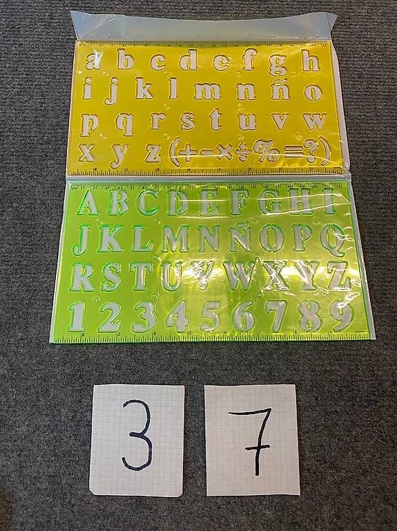 Mesurer: Mesurettes et calques lettres – D'occasion à Genève par Actarus17