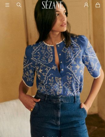 Sezane Bluse " Waverly" Gr. 36 Neuwertig