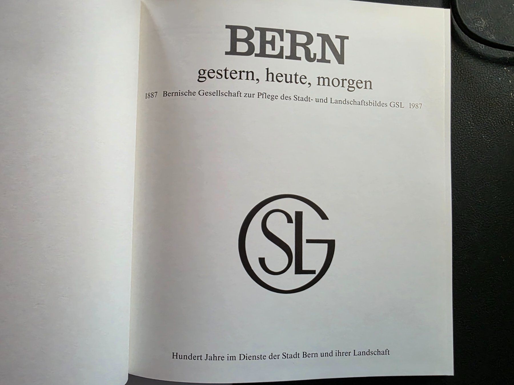 Bücher: Bern - Gestern - Heute - Morgen - 1987 – Gebraucht aus Walterswil BE von Lonitti 3