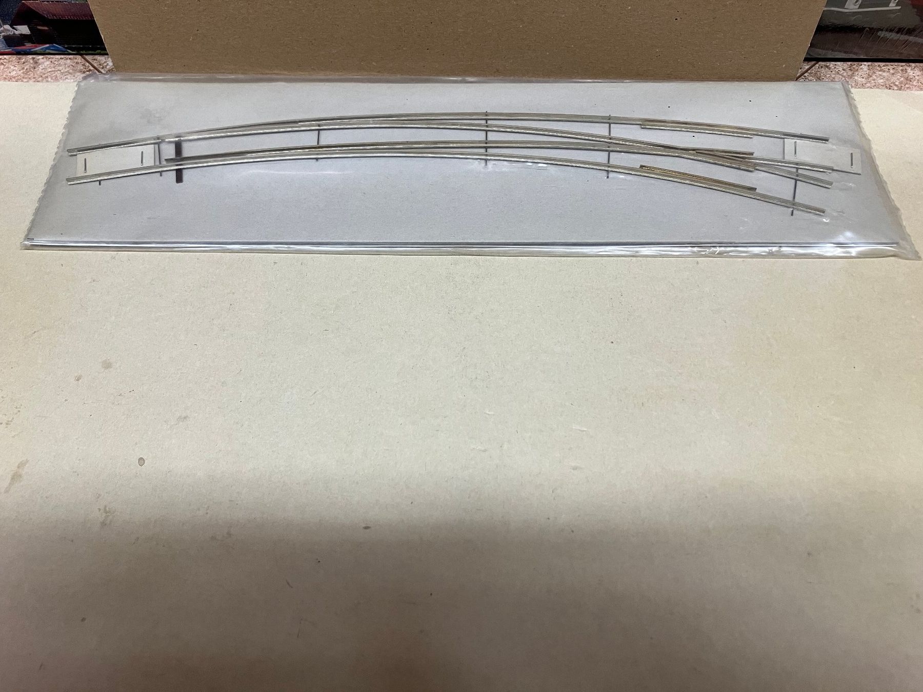 Modellini di ferrovie: Old Pullman 50214 Bausatz Bogenweiche rechts 7° R 75/100cm – Nuovo (secondo la descrizione) da Neuendorf venduto da sitek071 2