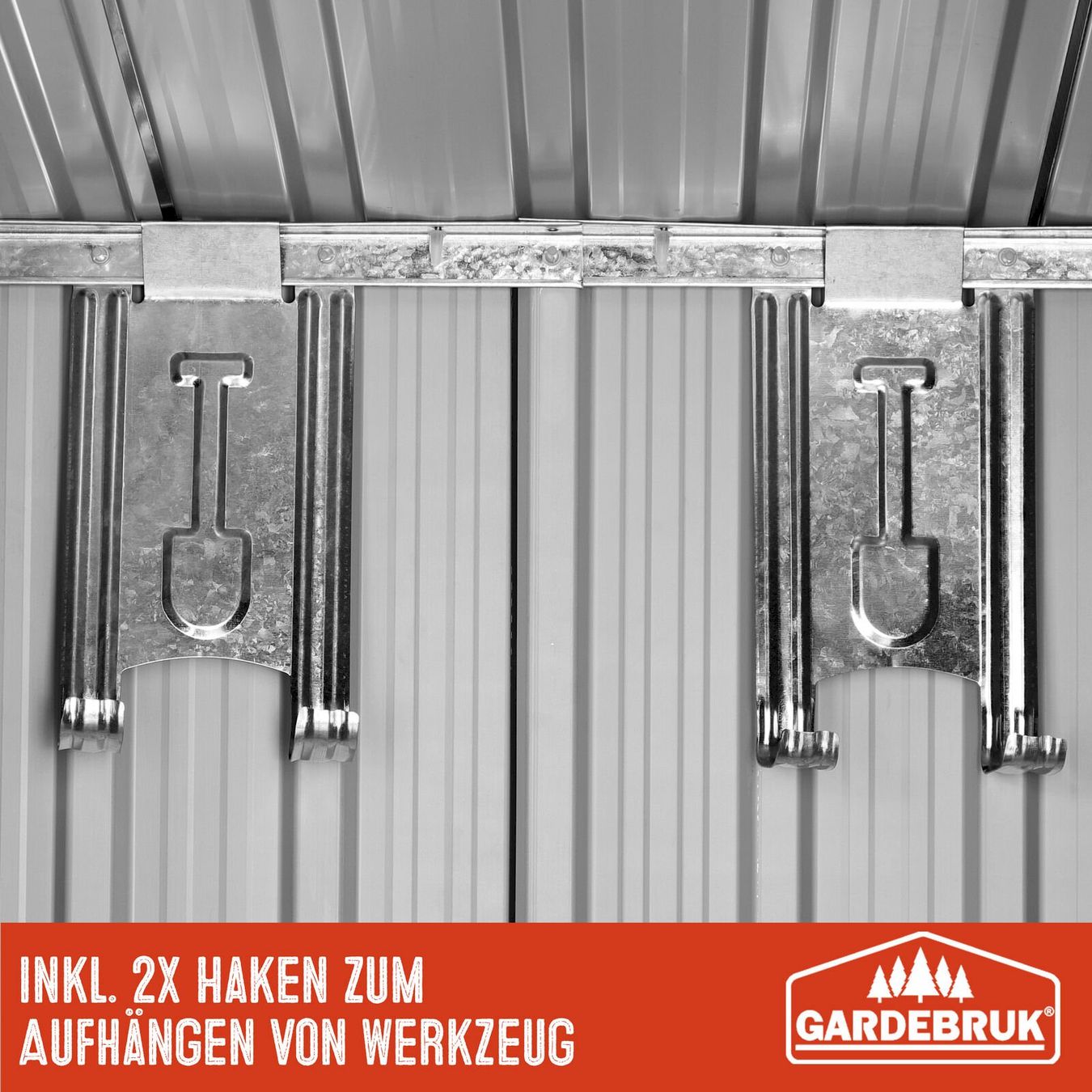 Gartenhäuser & Gewächshäuser: GARDEBRUK Geräteschuppen Anthrazit – Neu und originalverpackt aus Bottighofen von zaap 4