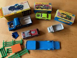 Spielzeugautos alt - u.a. matchbox  - plus alte Schachteln