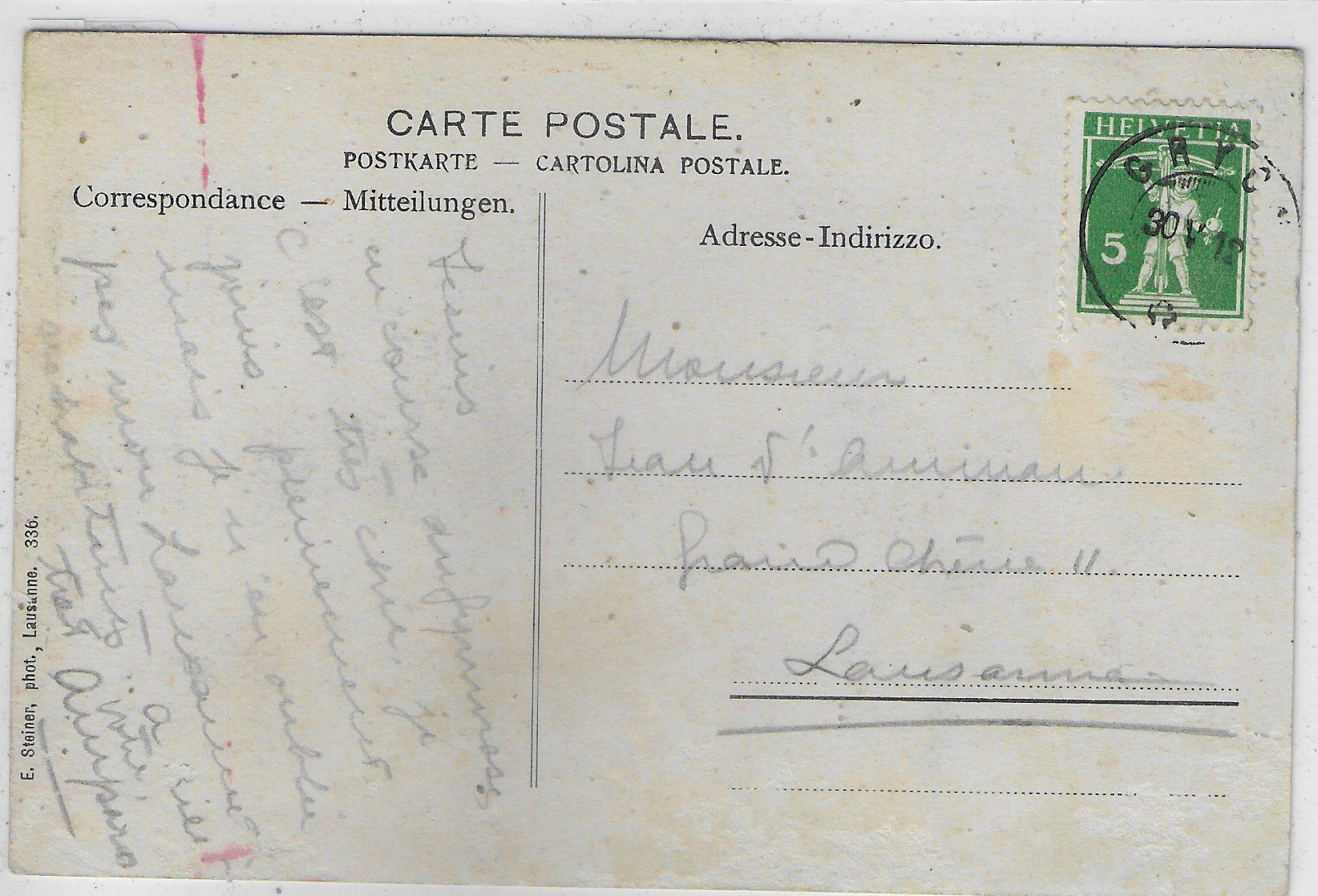 Cartoline postali: Gryon et la Dent de Morcles – Usato da Ettingen venduto da Kartenplanet 1
