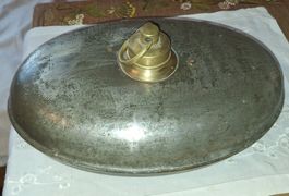 Antike Metall-Bettflasche