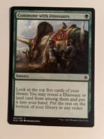 1 x Commune with Dinosaurs - Magic: The Gathering - MtG