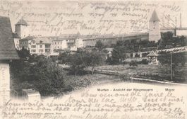 Murten (FR) Ringmauern und Panorama
