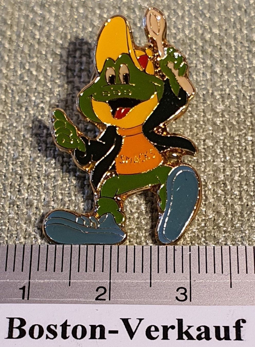 Broschen & Nadeln: A126 - Pin Kellogg  Kelloggs Frosch – Gebraucht aus Reinach BL von Boston-Verkauf 1
