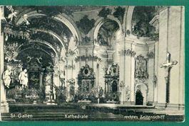 St. Gallen, Kathedrale, rechtes Seitenschiff, ungelaufen