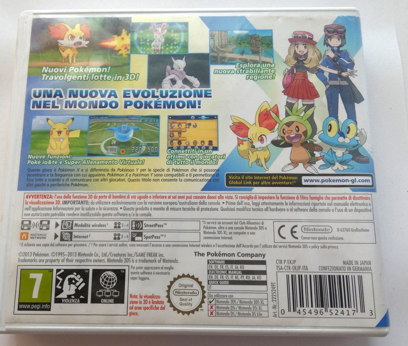Pokémon Spiele: Nintendo 3DS - POKEMON X – Gebraucht aus La Sarraz von classicworldcoins 1