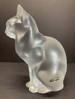 Original Lalique Katze – Kristall. 22cm