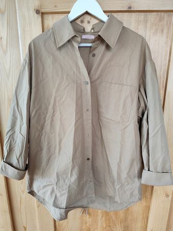 Neue Bluse beige ocker hellbraun 