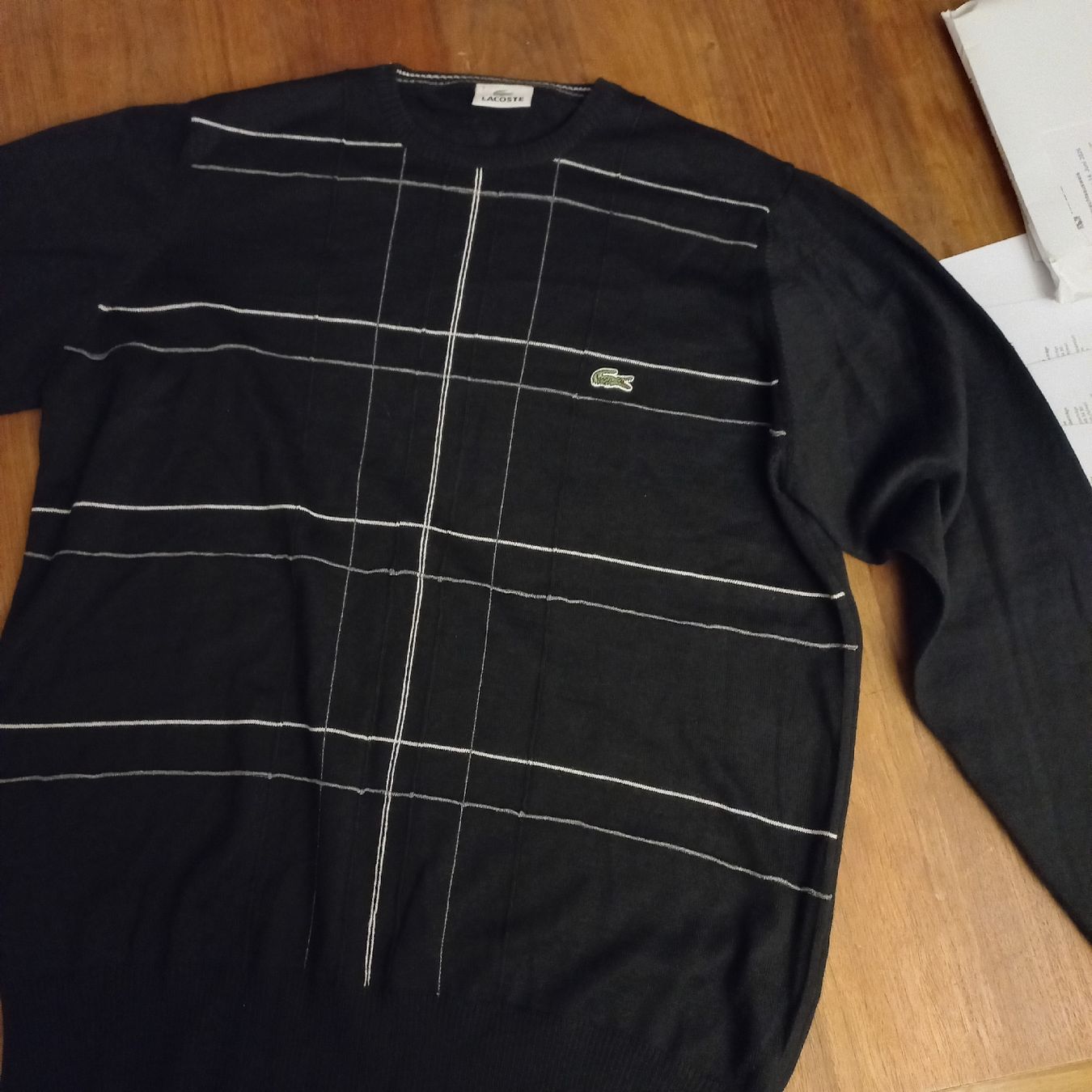 Lacoste Maglioni & Felpe: Vintage Lacoste Pullover, schwarz, XL – Usato da zürich venduto da cuoco01