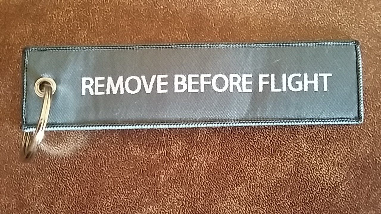 Portachiavi: Porte cléTAG AVIATION  , "remove before flight – Nuovo (secondo la descrizione) da Bussy FR venduto da Plymouth1963 1