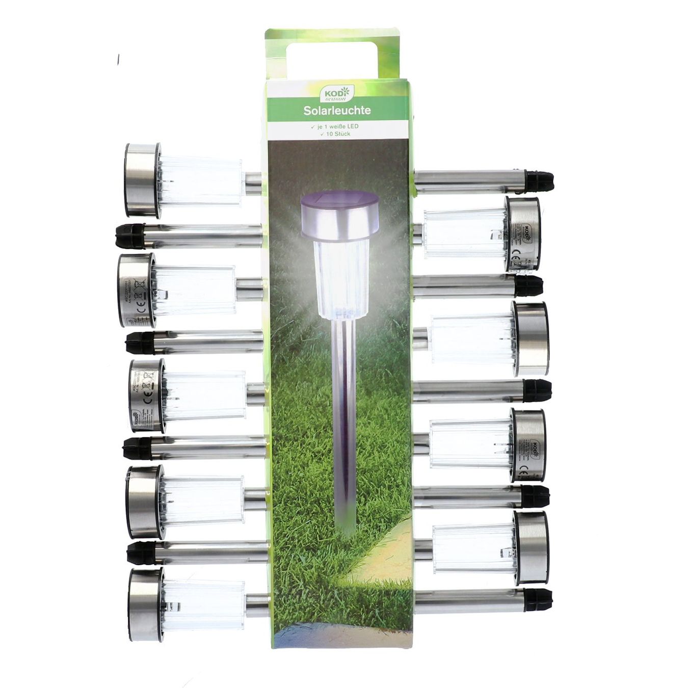 Lampade: Solarleuchte Edelstahl Set - 10x – Nuovo e nell'imballaggio originale da Studen BE venduto da WertVogel
