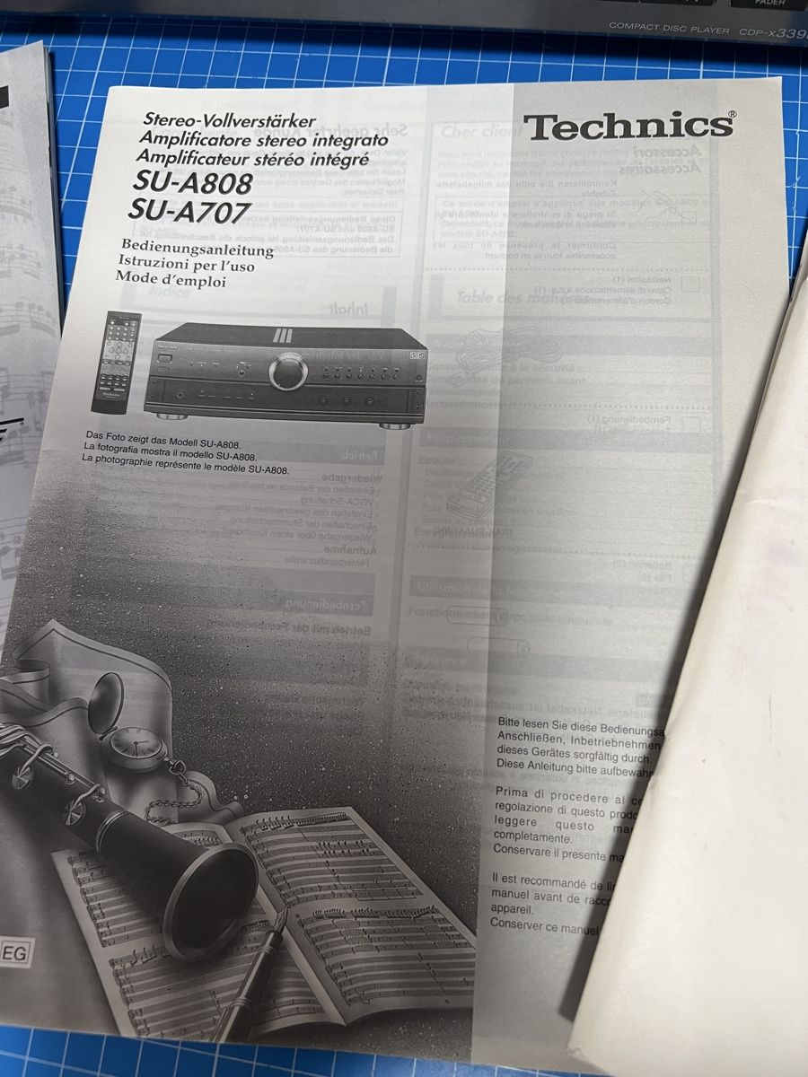 Technics Audio- & Mediensysteme: Soundmaster IR43DAB, Technics SU-A707, Sony X339ES – Gebraucht aus Thürnen von Lilie37 8