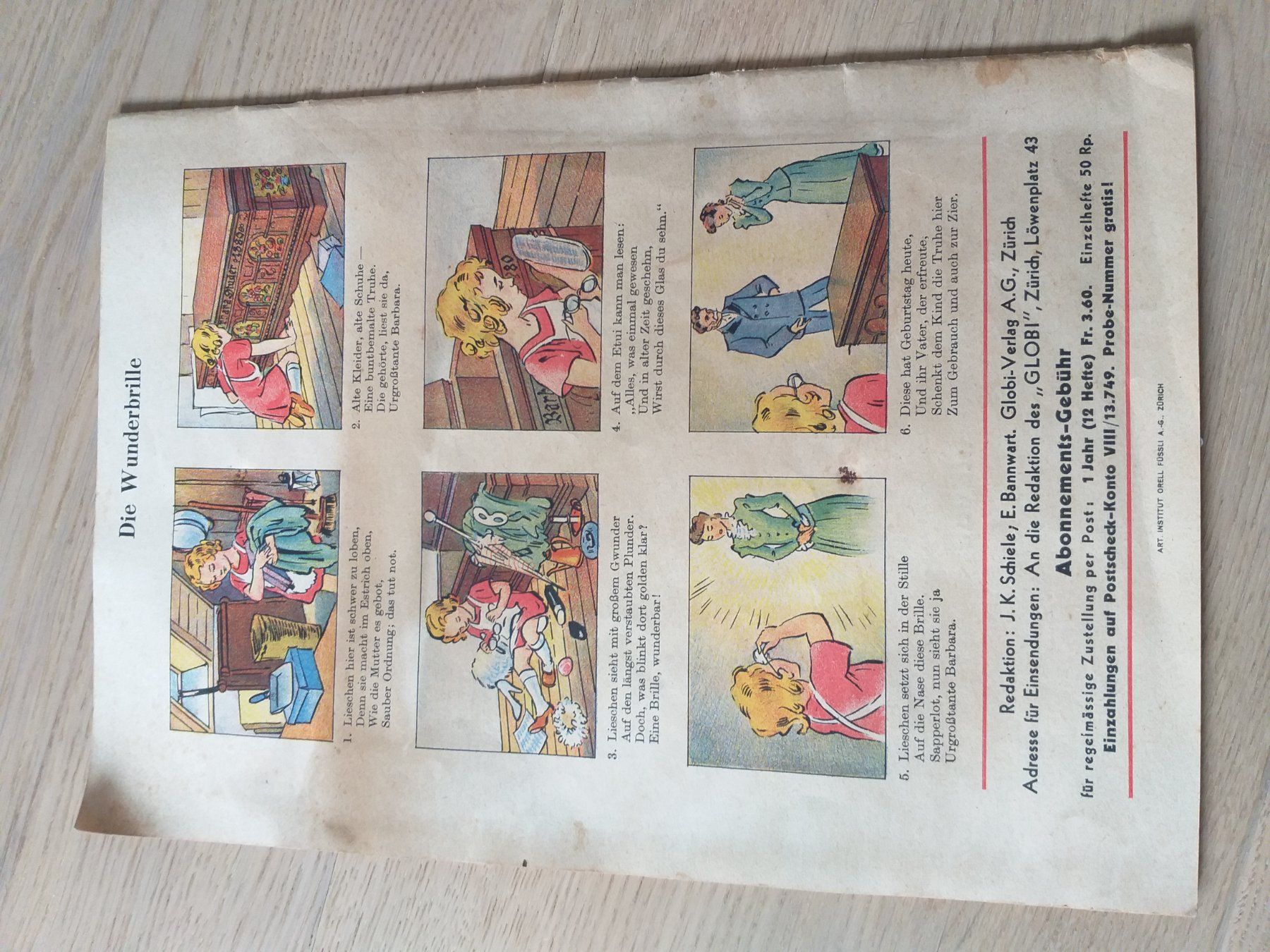 Riviste & Magazine: Der Globi - Heftli von 1947 – Usato da Basel venduto da Luckyvrena 1