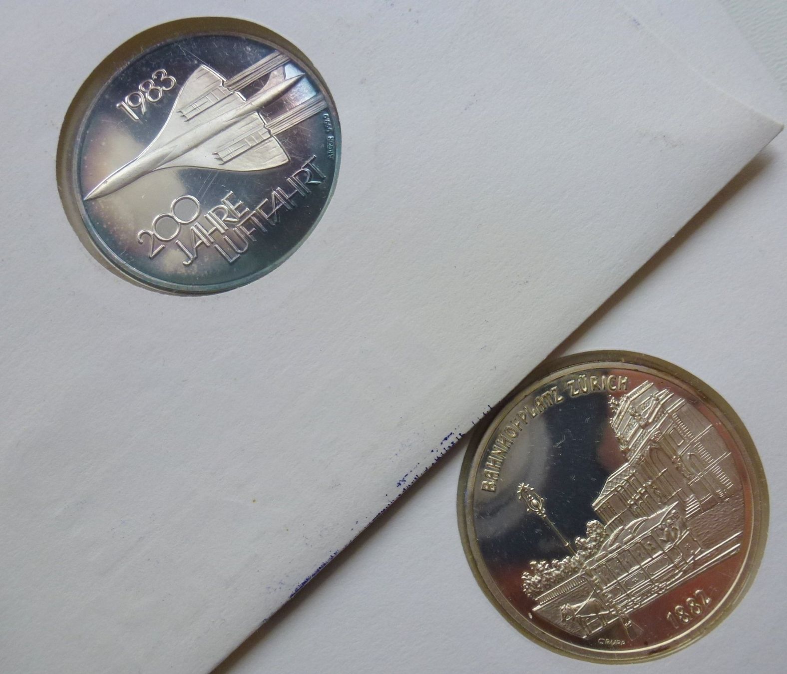 Alle Münzen: SILBER ++ 5 Stück Silber Numisbriefe 1982 – Gebraucht aus Walkringen von Casablanca777 6