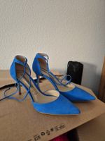 Buffalo London Pumps mit Schnürung (Gr. 40) – Royalblau