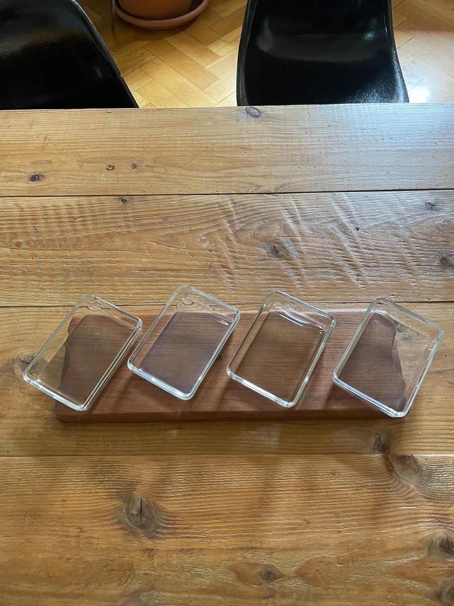 Piatti di portata: Vintage Tablet Teak Aperitif-Set  – Usato da Biel/Bienne venduto da Jilo 1
