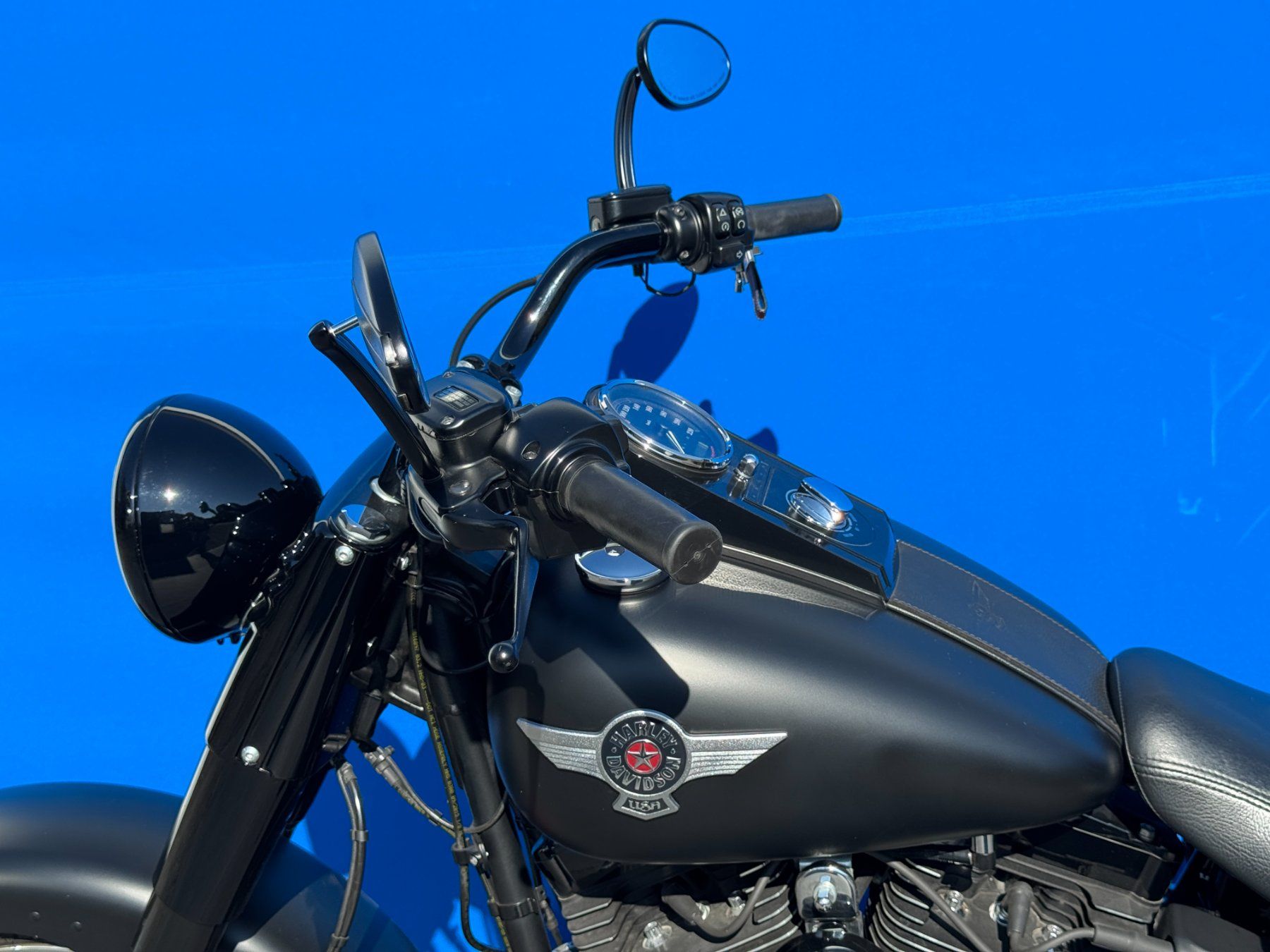 Harley-Davidson Chopper: HARLEY-DAVIDSON FLSTFBS Fat Boy S 110 Special ABS – Gebraucht aus Escholzmatt von Wikinger11 9