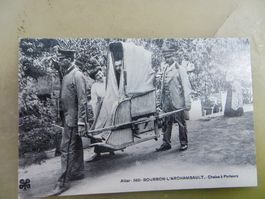 Karte s/w aus Frankreich (Bourbon-L'Archambault)
