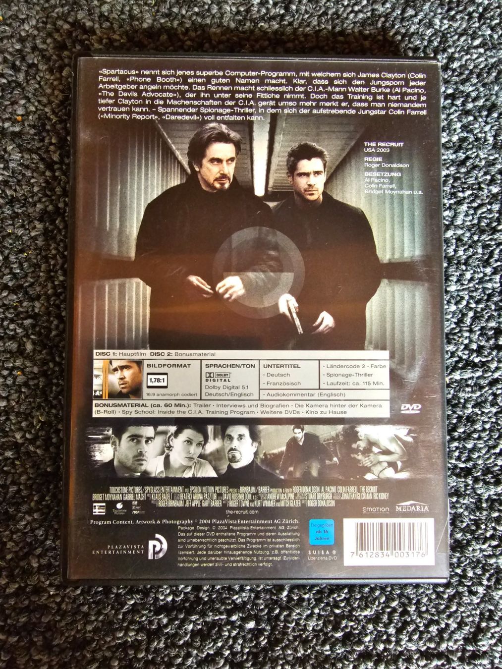 Tutti i DVDs: THE RECRUIT (13713) – Usato da Ruswil venduto da M71 1