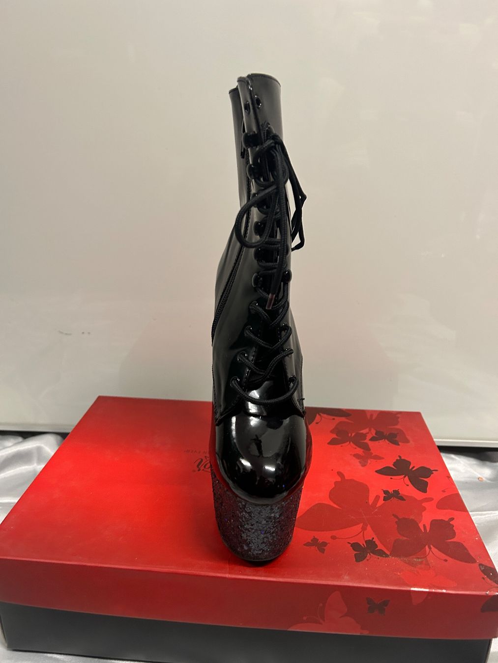 Scarpe da donna: Pleaser Adore Platform Stiefeletten schwarz Gr 37 NEU – Nuovo e nell'imballaggio originale da Regensdorf venduto da Spyke55 4