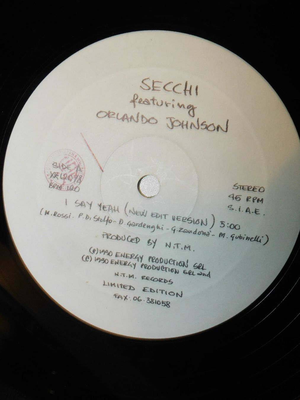 Dischi in vinile: LP 1990 Secchi featuring Orlando Johnson limited Edition  LP – Usato da Sursee venduto da 76 1