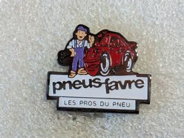 Ansteckpin 111: Pneus Favre