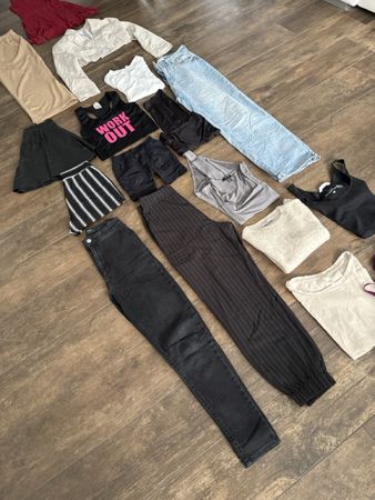 Kleiderpaket Stoffhose Blazer Jeans Body Jupe Oberteile S/36